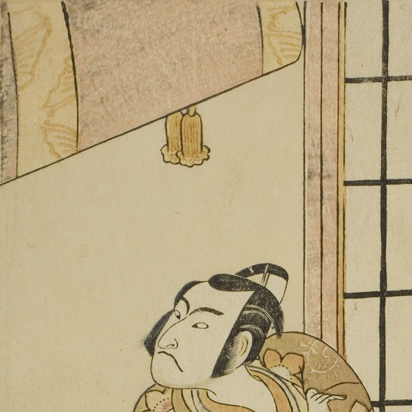 Ippitsusai Buncho - The Actor Sawamura Sojuro II as Kudo Suketsune (?) in the Play Edo no Hana Wakayagi Soga (?), Performed at the Ichimura Theater (?) in the Second Month, 1769 (?) - 1764-1774 - The Art Institute of Chicago