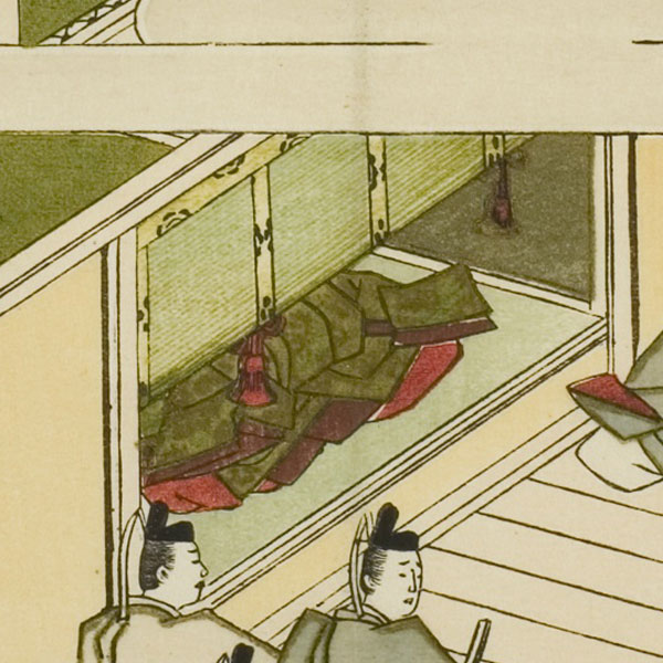Kitagawa Utamaro - New Year at Court, from the illustrated kyoka anthology “The Young God Ebisu (Waka Ebisu)” - 1789 - The Art Institute of Chicago