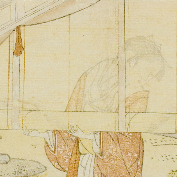 Kitagawa Utamaro - Parody of a scene from “The Pillow Book” - 1788-1802 - The Art Institute of Chicago