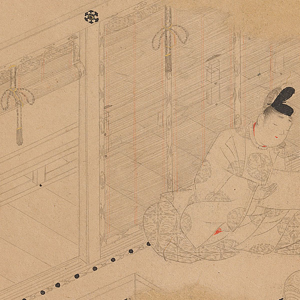 Tosa Mitsuyoshi - Albums of scenes from The Tale of Genji - early 17th century - The Metropolitan Museum of Art, New York